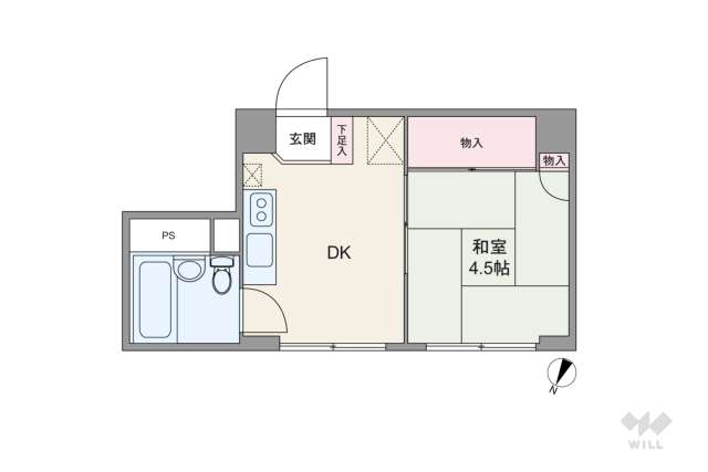 キャッスルマンション新小岩:間取り図面