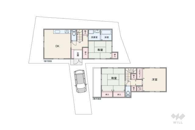 高槻市真上町3丁目 一戸建て:間取り図面
