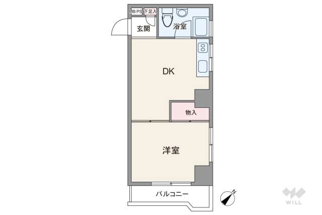 志村太陽ダイヤモンドマンション:間取り図面
