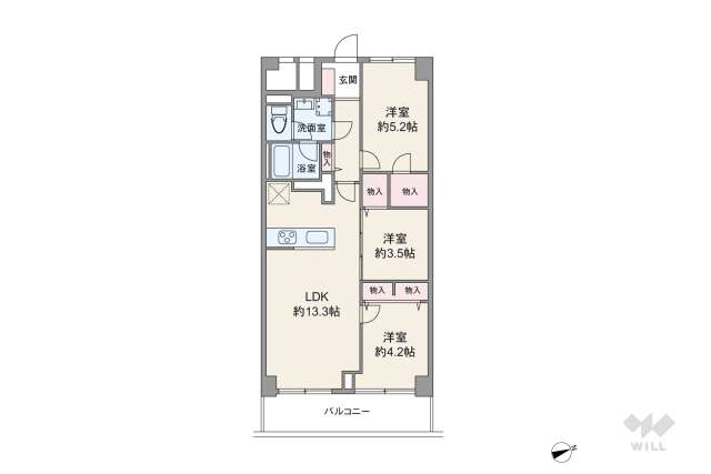 仲六郷ハウス:間取り図面