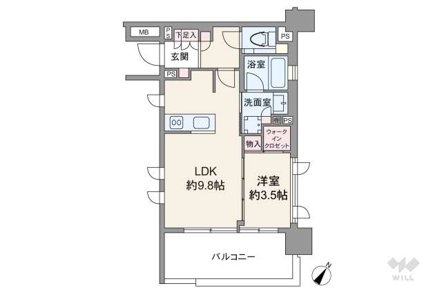クリオラベルヴィ赤羽東:間取り図面