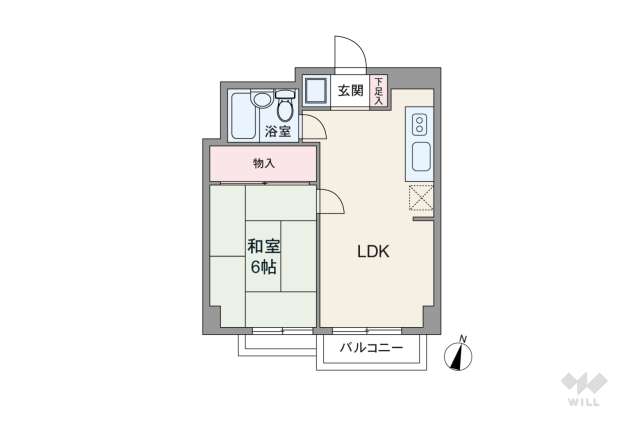 キャッスルマンション新小岩:間取り図面