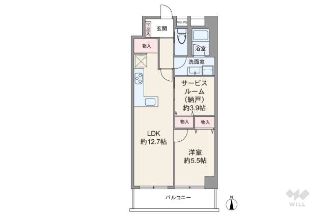 インペリアル蒲田:間取り図面