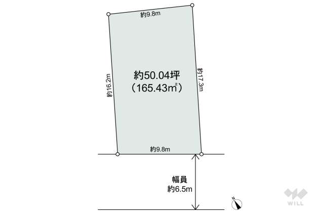 宝塚市桜ガ丘 土地:間取り図面