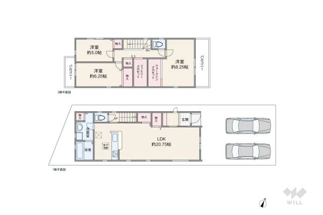 宝塚市安倉南4丁目 一戸建て:間取り図面