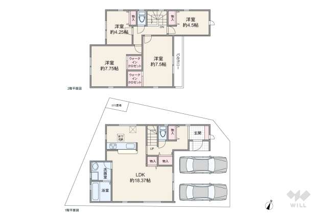 宝塚市安倉南4丁目 一戸建て:間取り図面