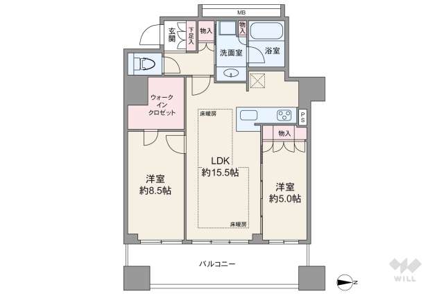 プレサンスレジェンド堺筋本町タワー:間取り図面