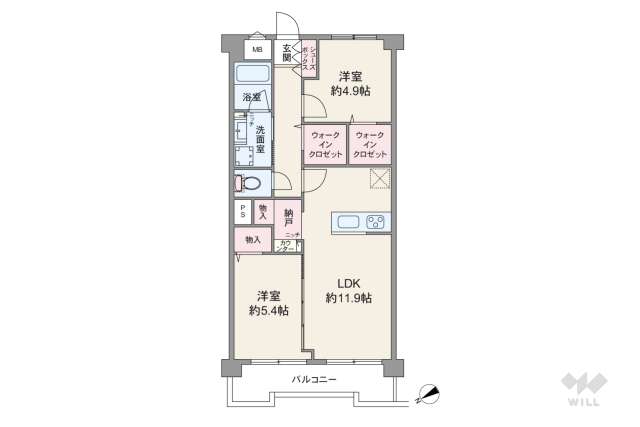 砧公園ヒミコマンション:間取り図面