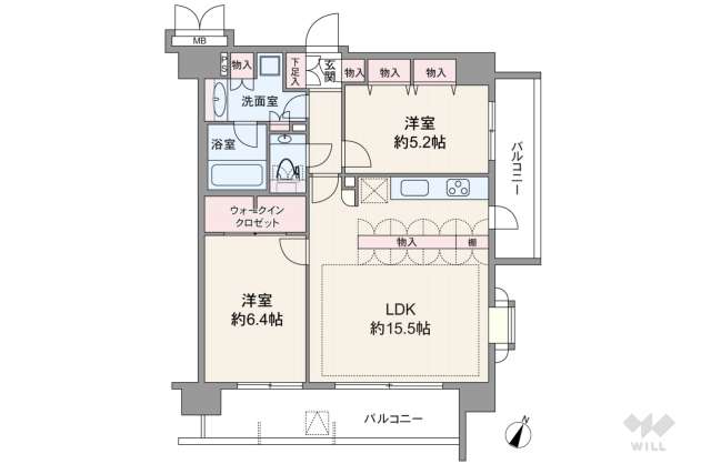 グランドガーラ代田橋:間取り図面