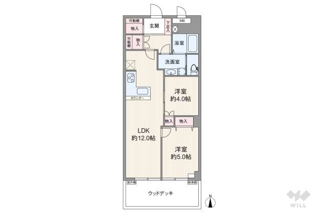 秀和第二奥沢レジデンス:間取り図面