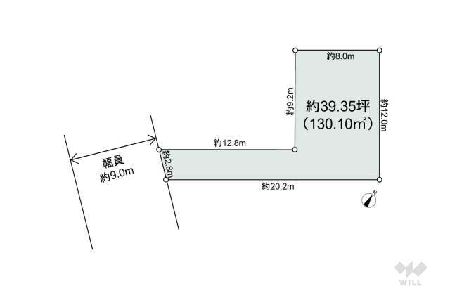 名古屋市緑区水広1丁目 土地:間取り図面