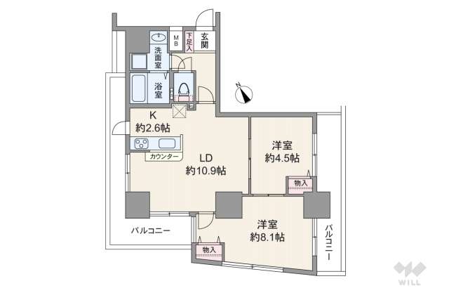 ドムール南馬込:間取り図面