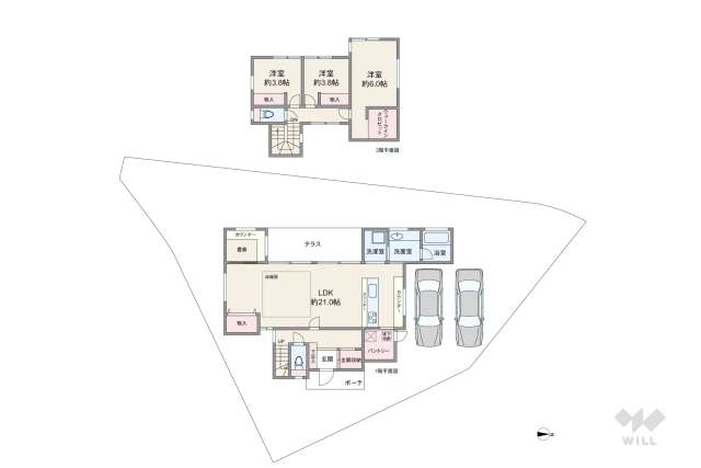 宝塚市山手台東4丁目 一戸建て:間取り図面