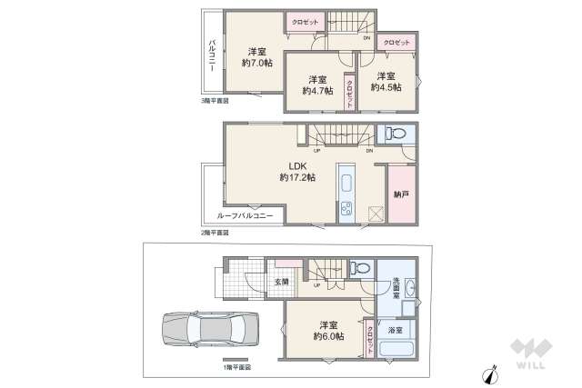 川口市大字安行原 一戸建て:間取り図面