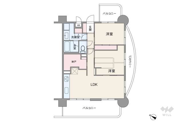 フローレンスパレス多摩川南六郷:間取り図面