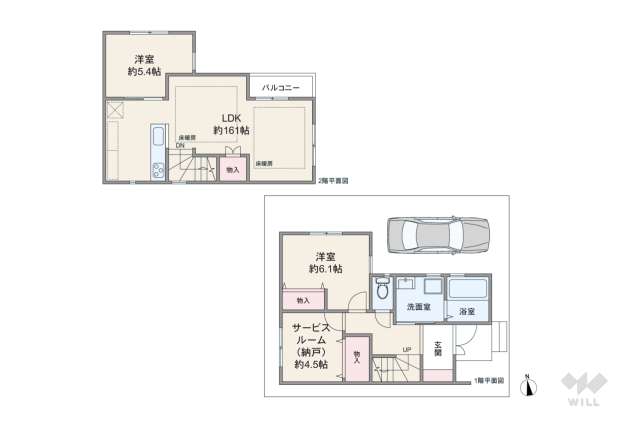 大田区中央5丁目 一戸建て:間取り図面