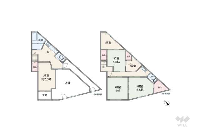 葛飾区立石1丁目 一戸建て:間取り図面