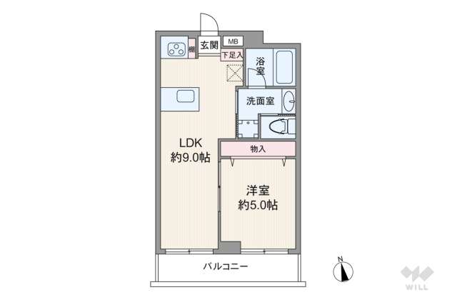 蒲田グリーンハイツ:間取り図面