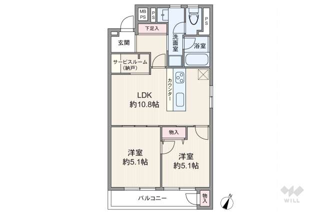 北沢ハイツ:間取り図面