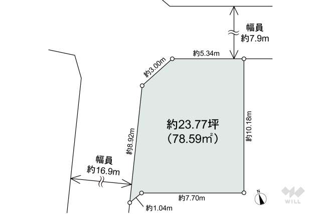 名古屋市南区大堀町 土地:間取り図面
