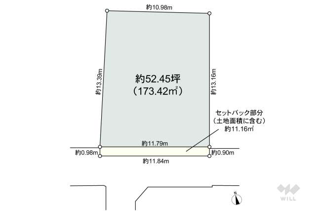 荒川区東日暮里3丁目 土地:間取り図面