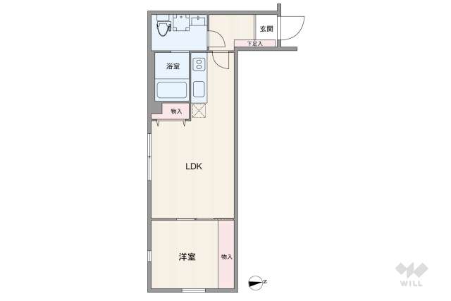 FLレジデンス新宿御苑Ⅴ:間取り図面
