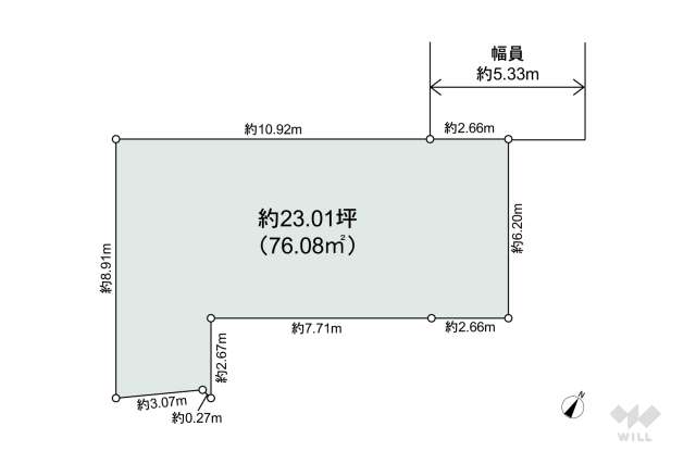 宝塚市安倉北2丁目 土地:間取り図面