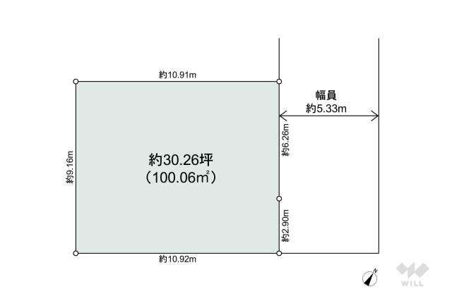 宝塚市安倉北2丁目 土地:間取り図面