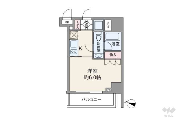 レアライズ平和島:間取り図面