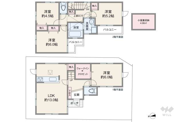 大田区南馬込4丁目 一戸建て:間取り図面
