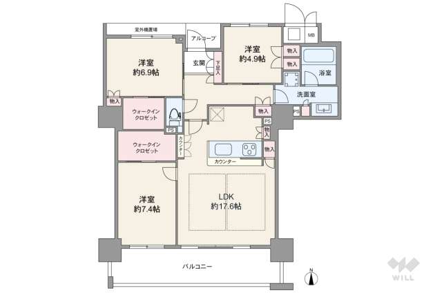 大阪福島タワー:間取り図面