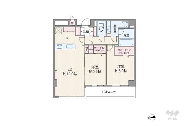 ユニーブル落合:間取り図面