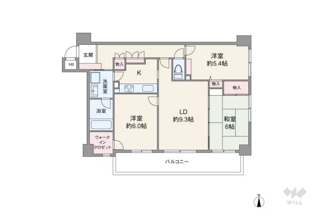 クリオ京成立石壱番館:間取り図面