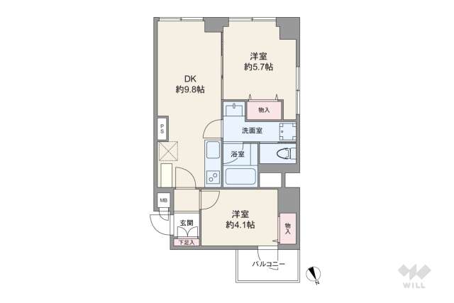 マンションヴィップ目黒:間取り図面