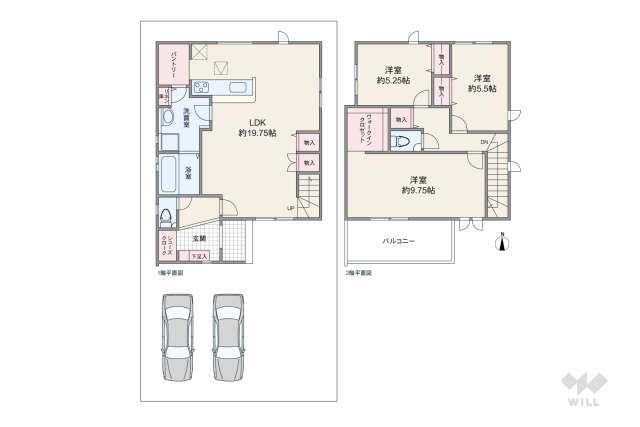 尼崎市武庫の里2丁目 一戸建て:間取り図面