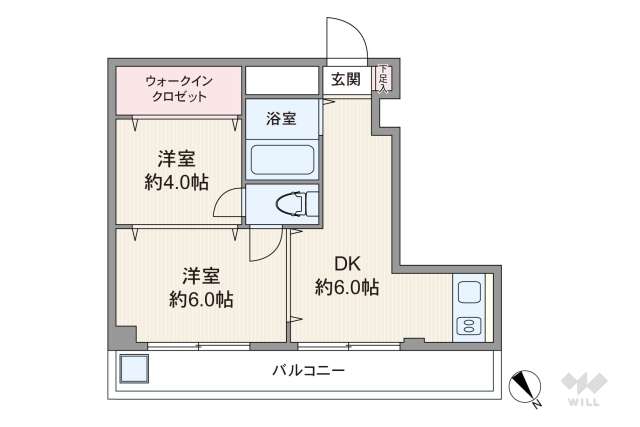 第22宮庭マンション:間取り図面