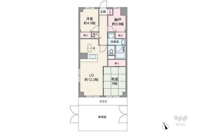 エンゼルハイム鵜の木:間取り図面