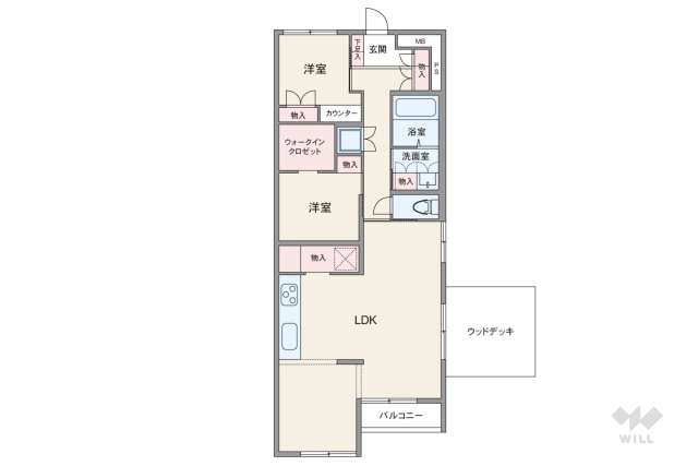 ライオンズマンション植園:間取り図面