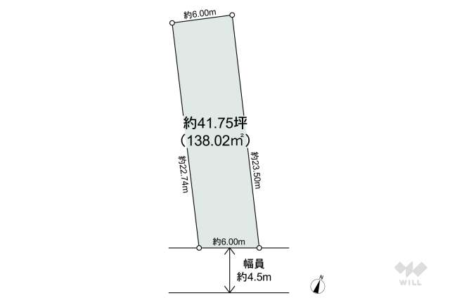 世田谷区三宿2丁目 土地:間取り図面