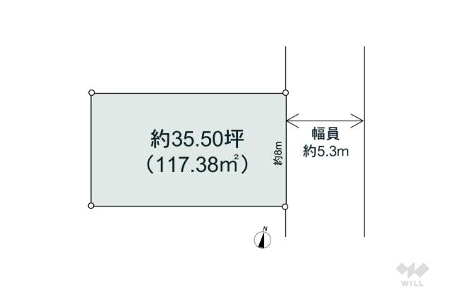 尼崎市戸ノ内町3丁目 土地:間取り図面