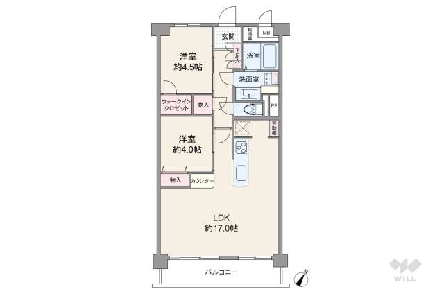 落合パークファミリア:間取り図面