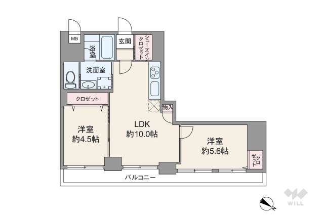 中目黒マンション:間取り図面