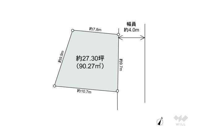 尼崎市西昆陽2丁目 土地:間取り図面