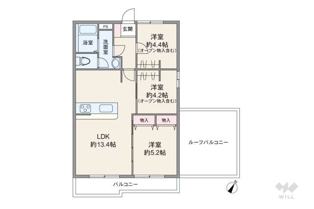 ライオンズマンション久が原第2:間取り図面