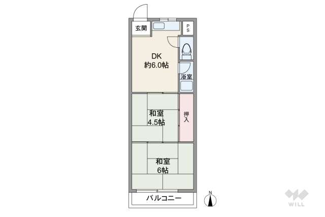 シャトルヨネ:間取り図面