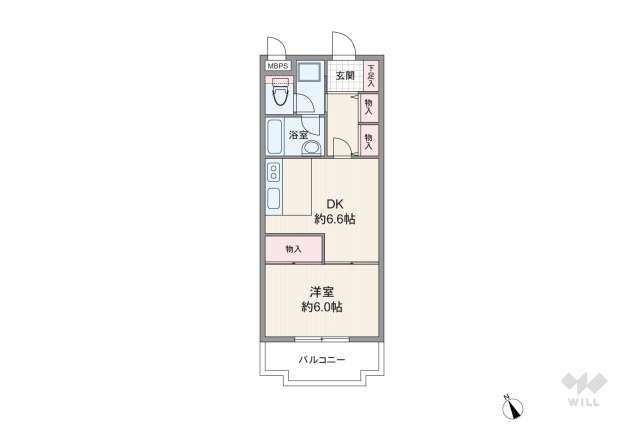 ニックハイム初台第1:間取り図面