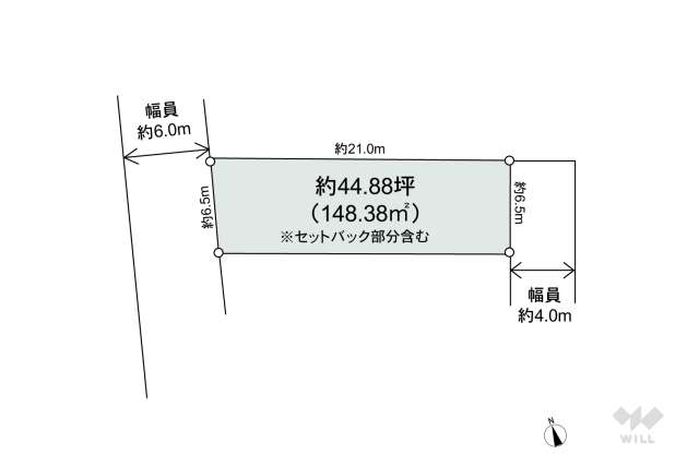 世田谷区等々力3丁目 土地:間取り図面