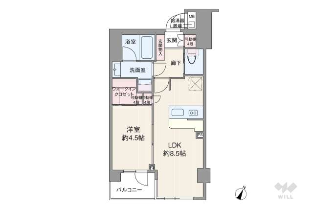 キャニオングランデ桜上水:間取り図面