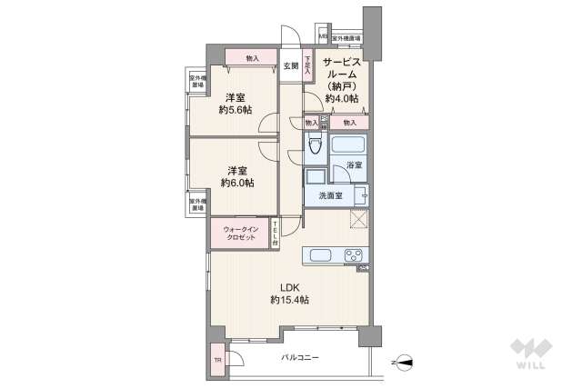 アルシオン北綾瀬:間取り図面