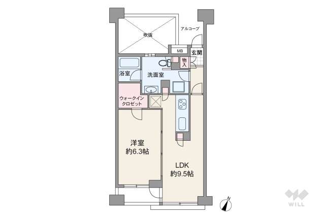 プラネ三軒茶屋:間取り図面